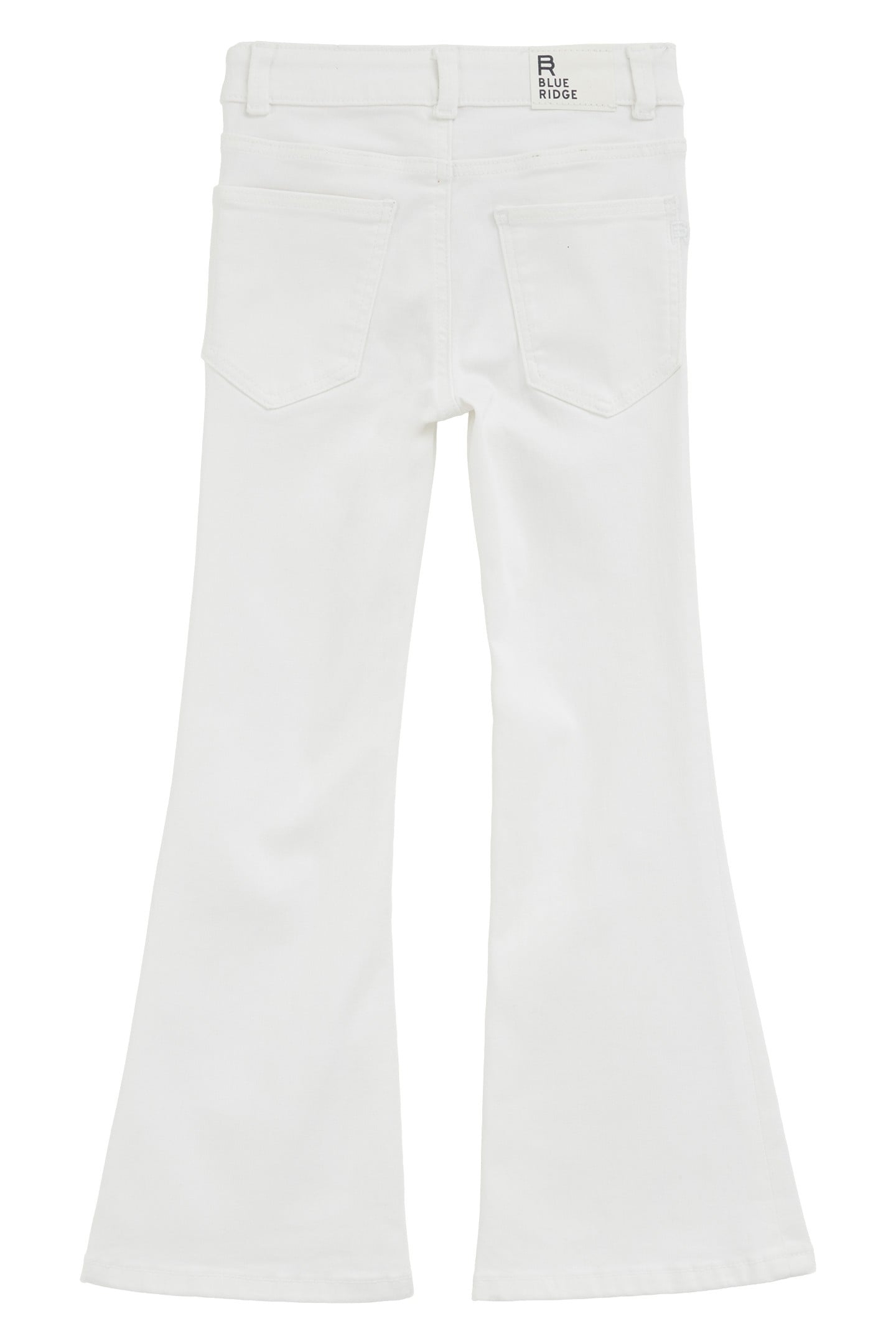 GIRLS 5-POCKET MID WAIST WHITE 4