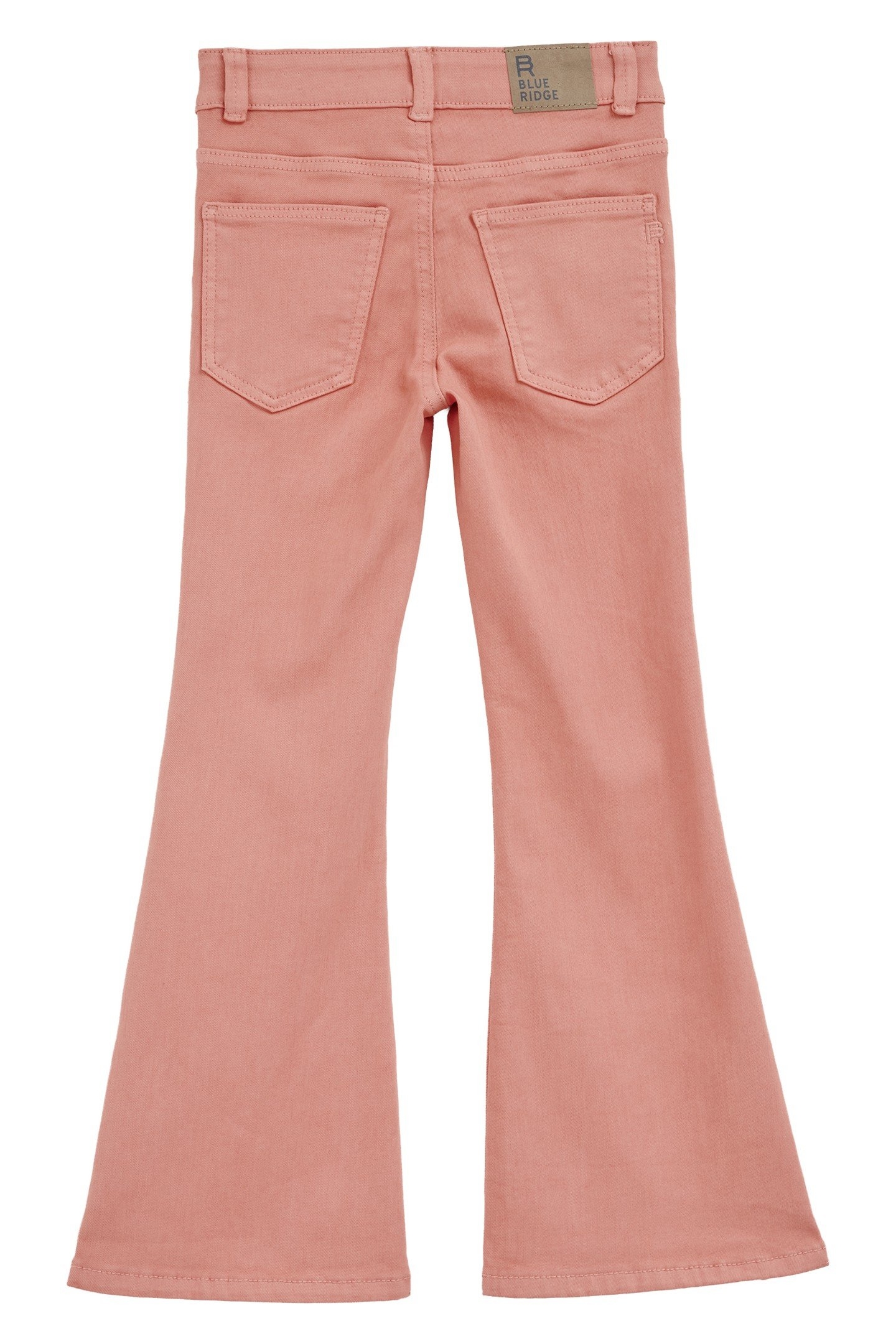 GIRLS 5-POCKET MID WAIST CORAL PINK 2