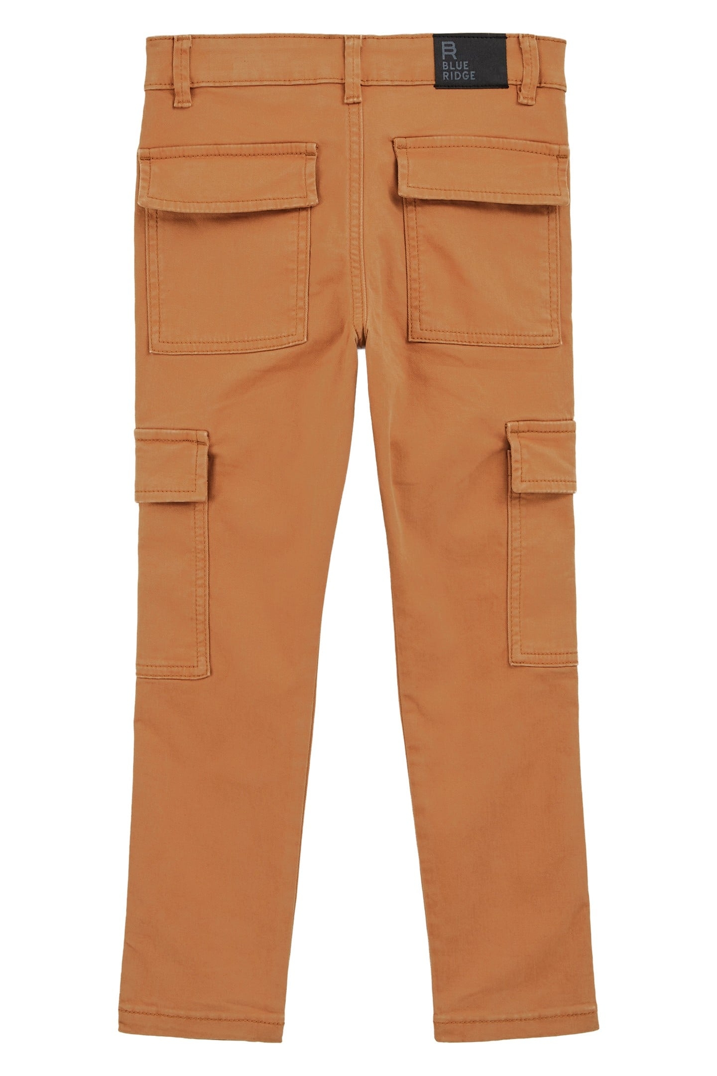 BOYS CARGO PANTS RUST BROWN 4