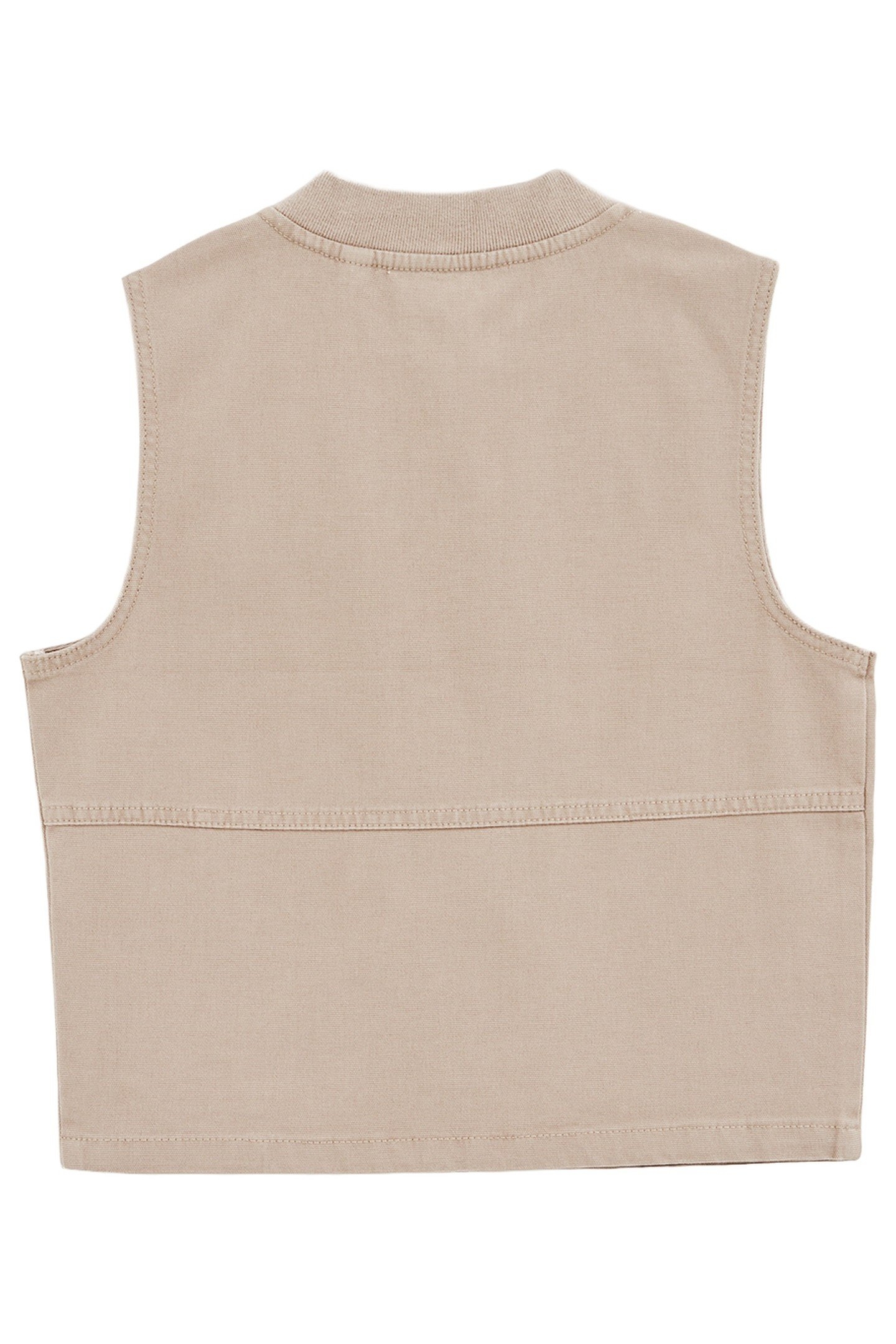 BOYS BODYWARMER LIGHT BROWN 2