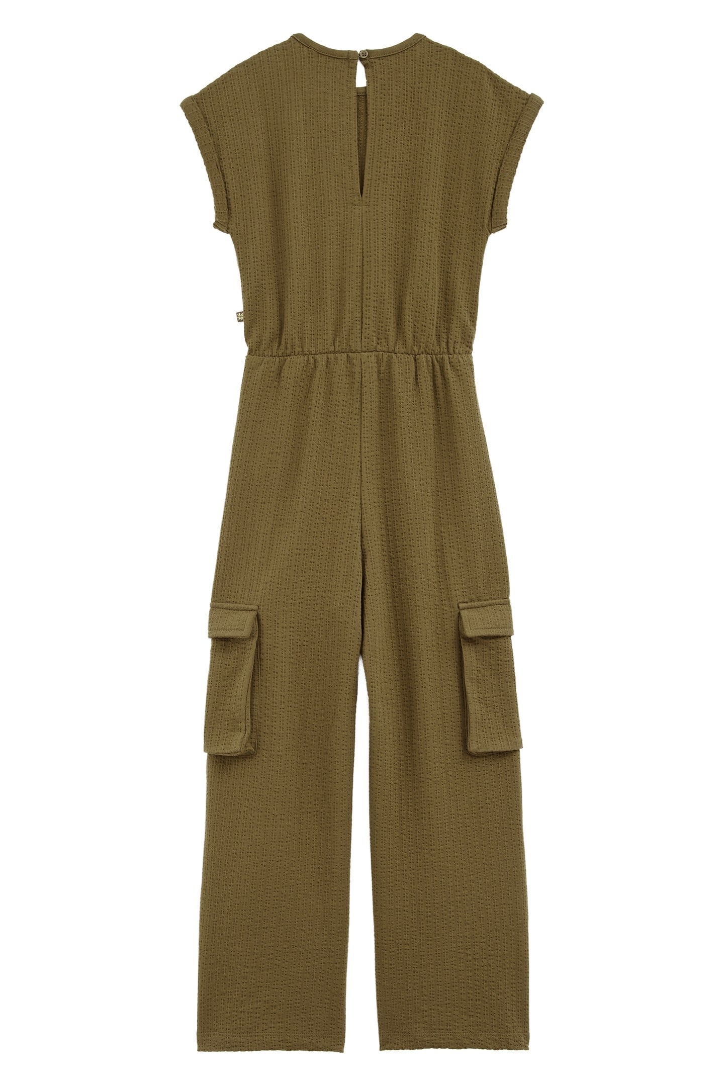GIRLS JUMPSUIT MOSS GREEN 3