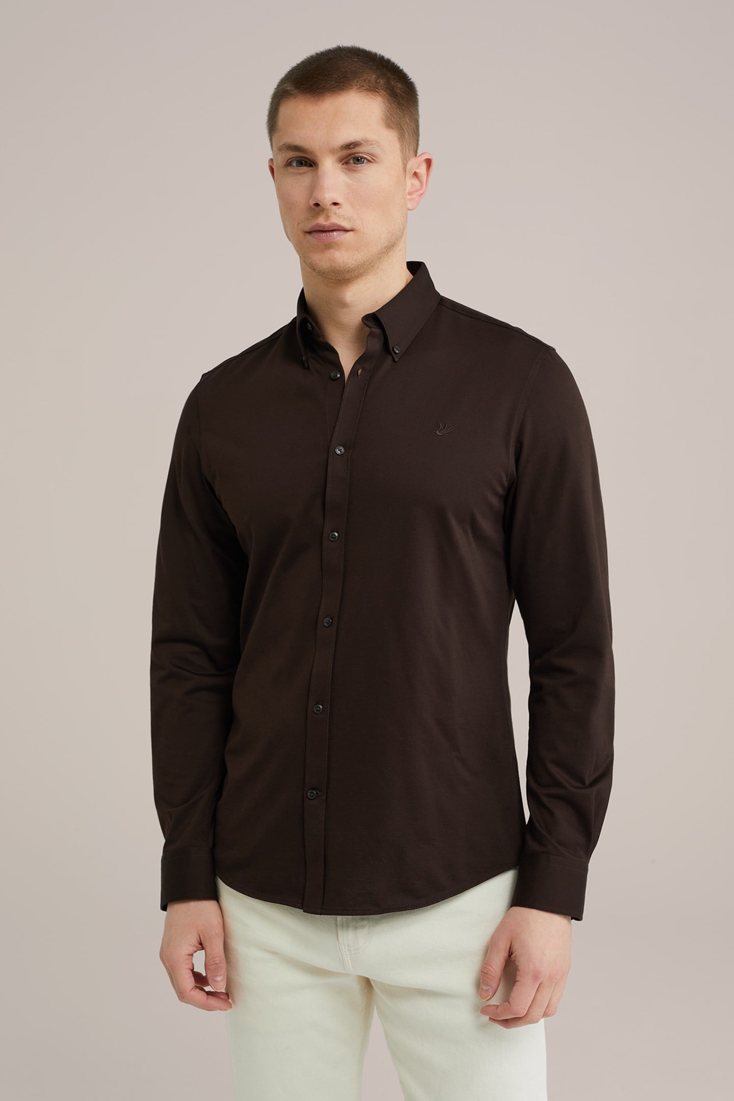 SHIRT DARK BROWN 2