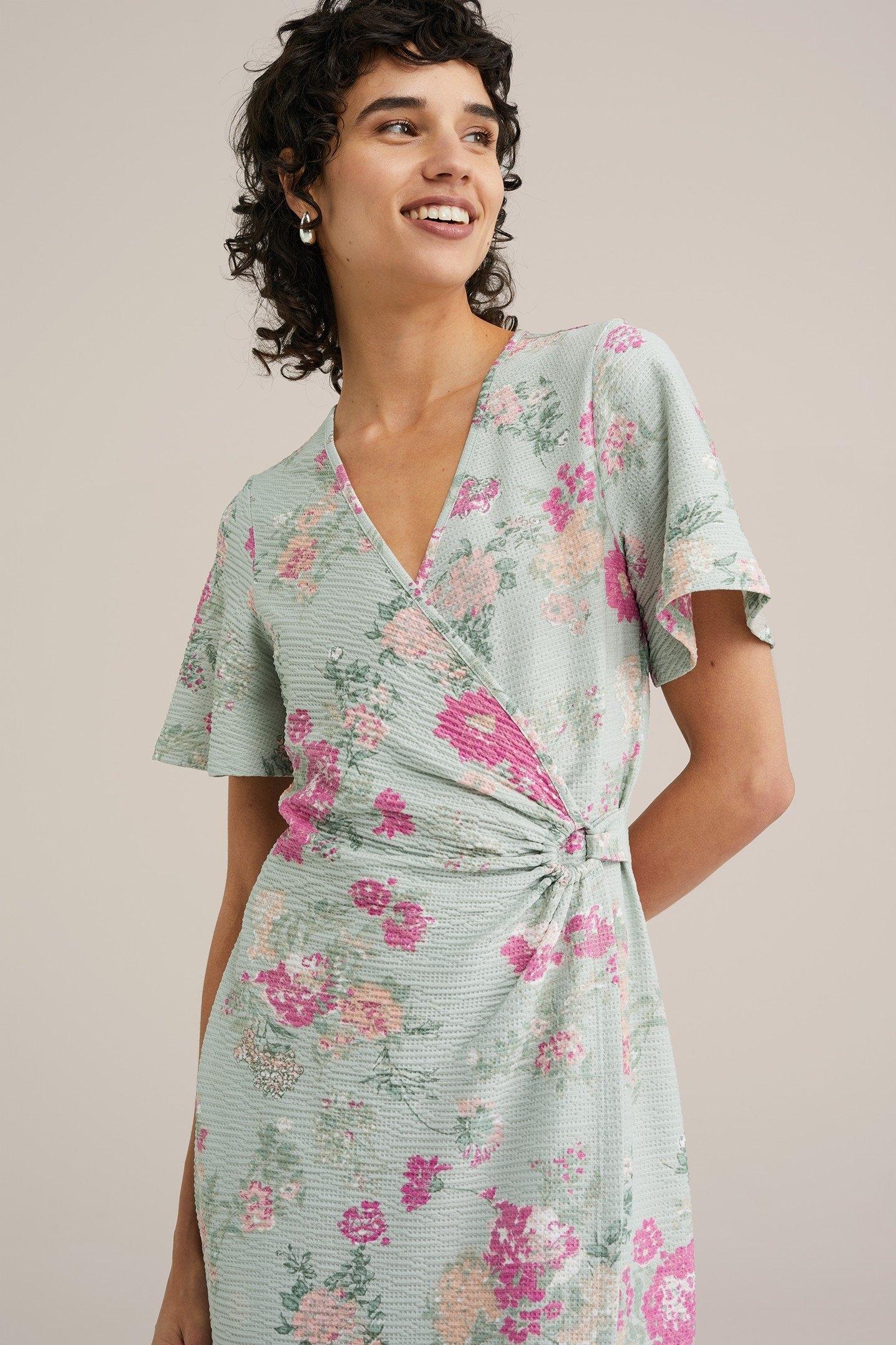 DRESS MID LENGTH MINT GREEN 3