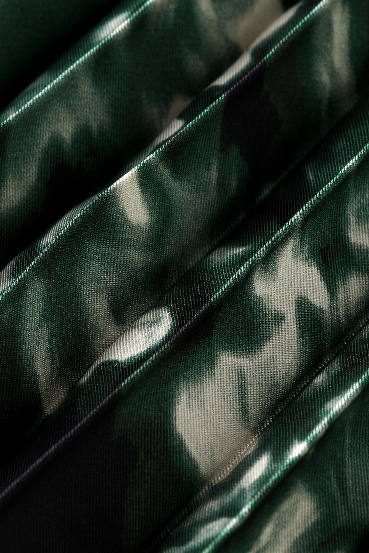 PLEATED SKIRT NIEUW BLOSSOM PRINT PARK GREEN 3