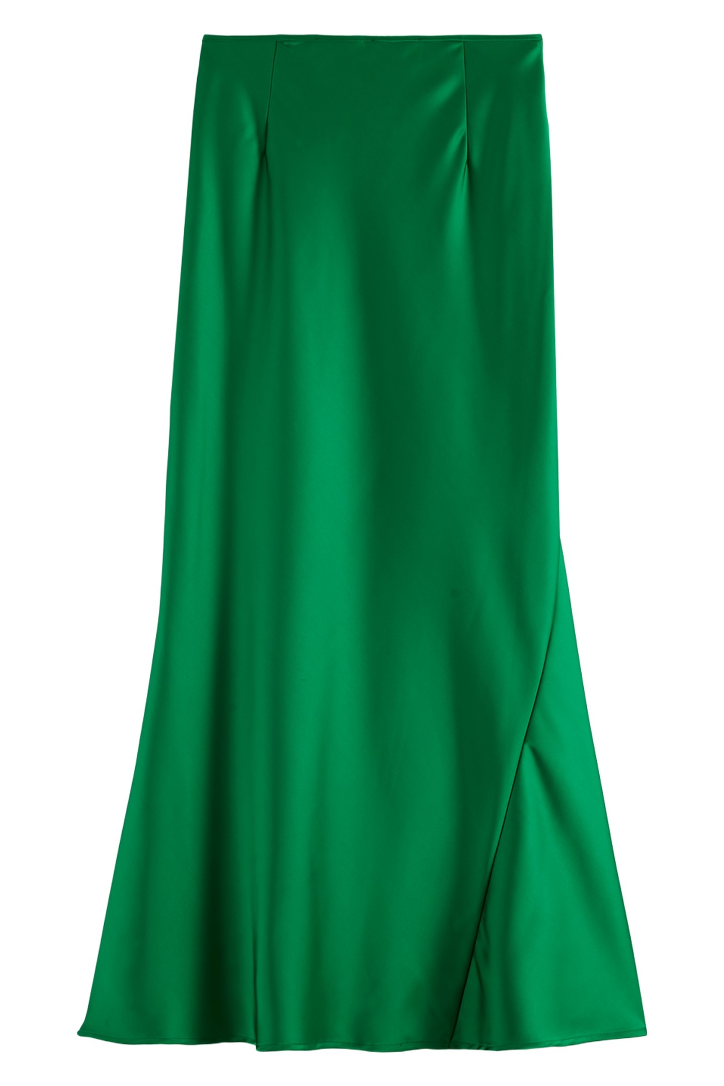 MIDI BIAS SKIRT BRIGHT GREEN 2