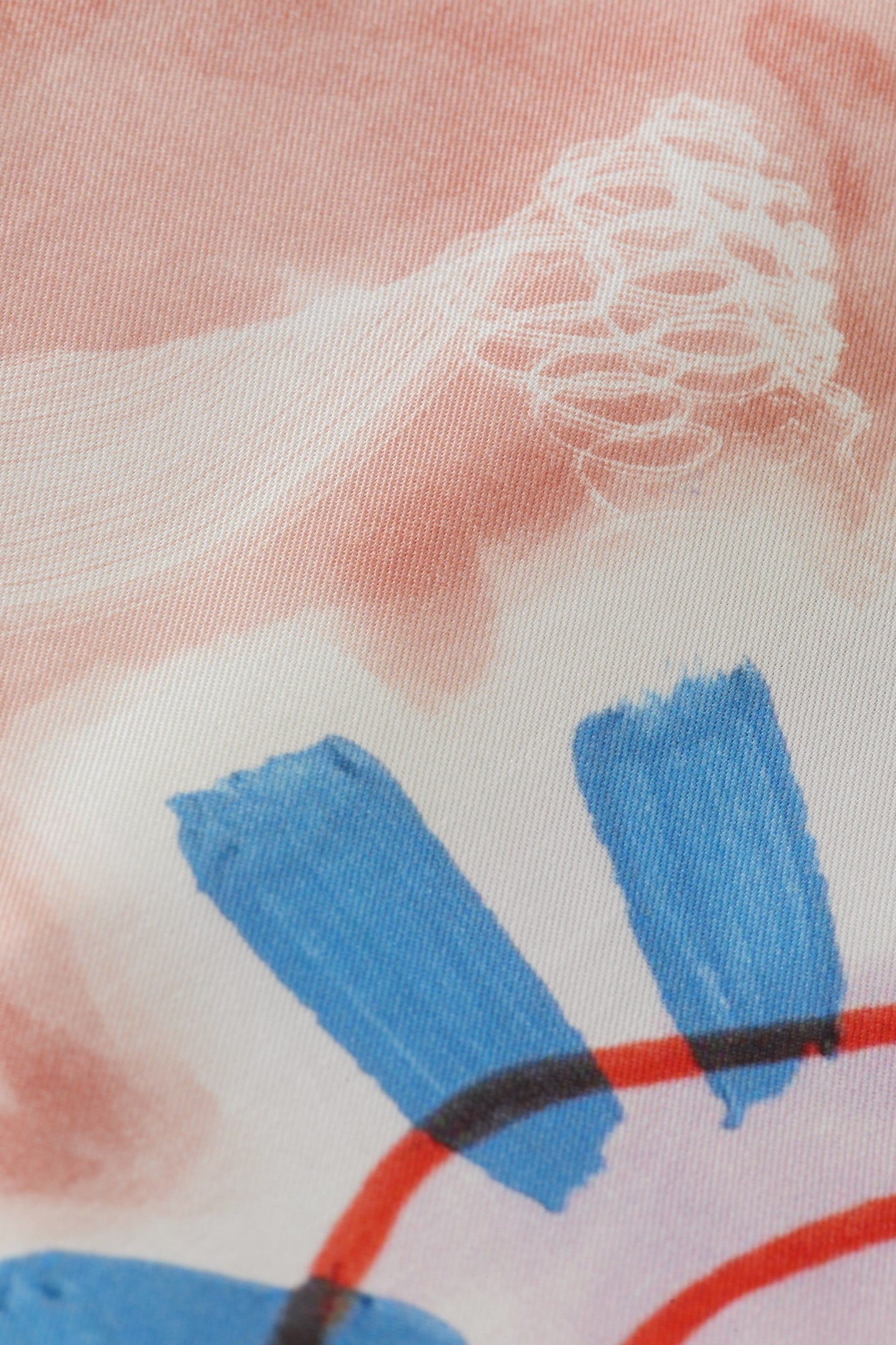 PRINTED PYJAMA BLAZER ABSTRACT SUN PINK 6