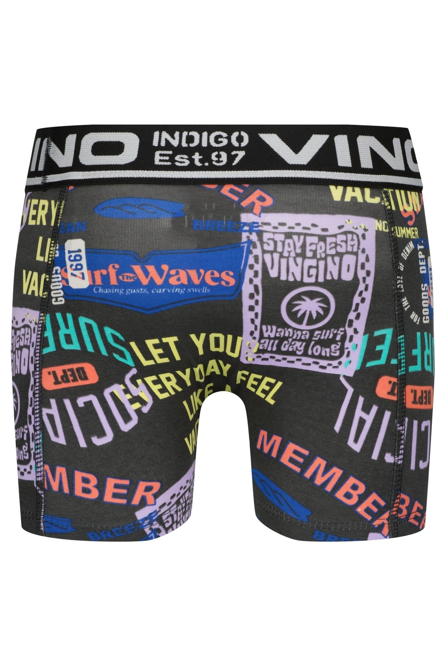 BOYS B-SO26 COLOR 5PACK BOXER SEASCAPE BLUE 4