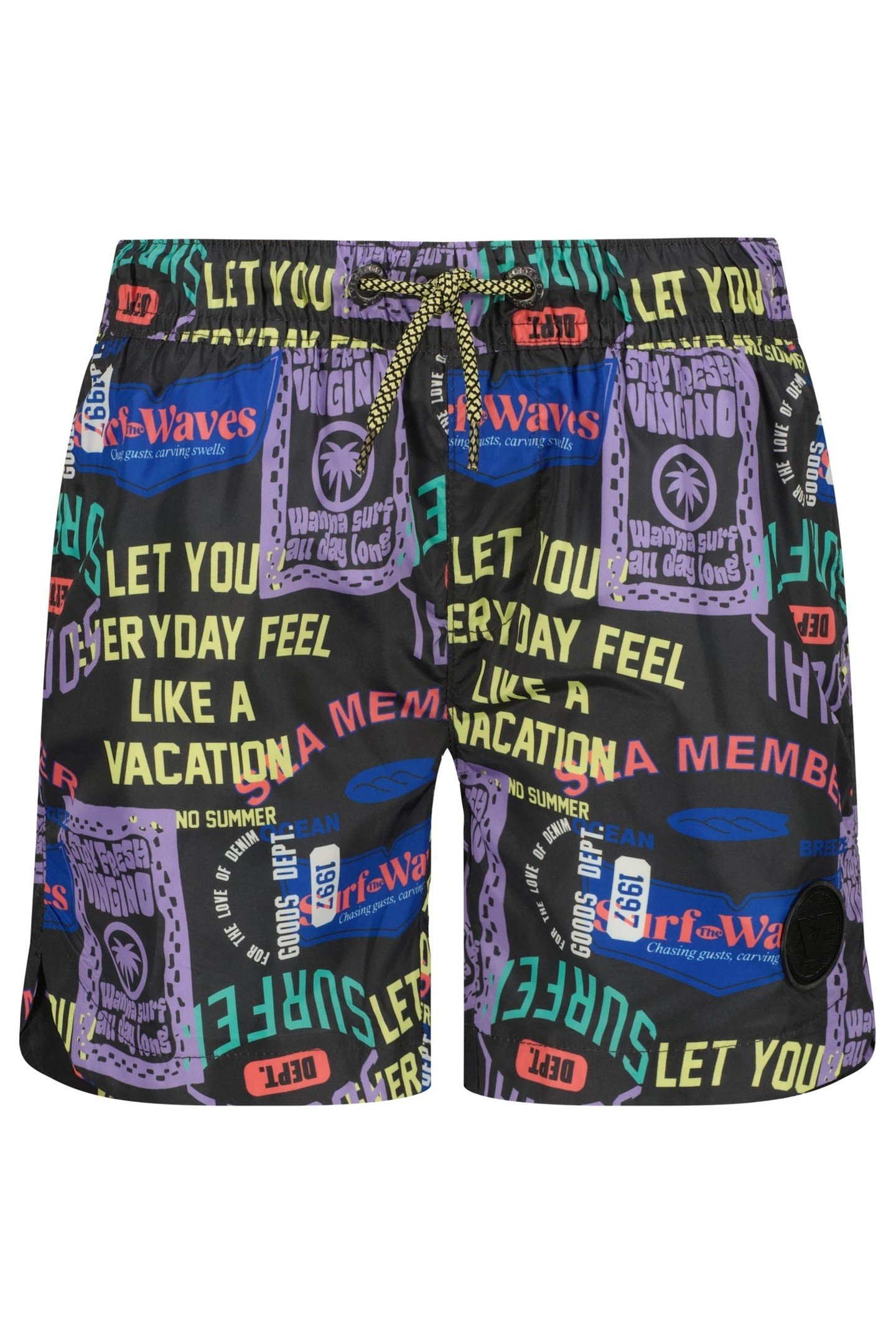 BOYS XERDO SWIMSHORT METTALIC GREY 1