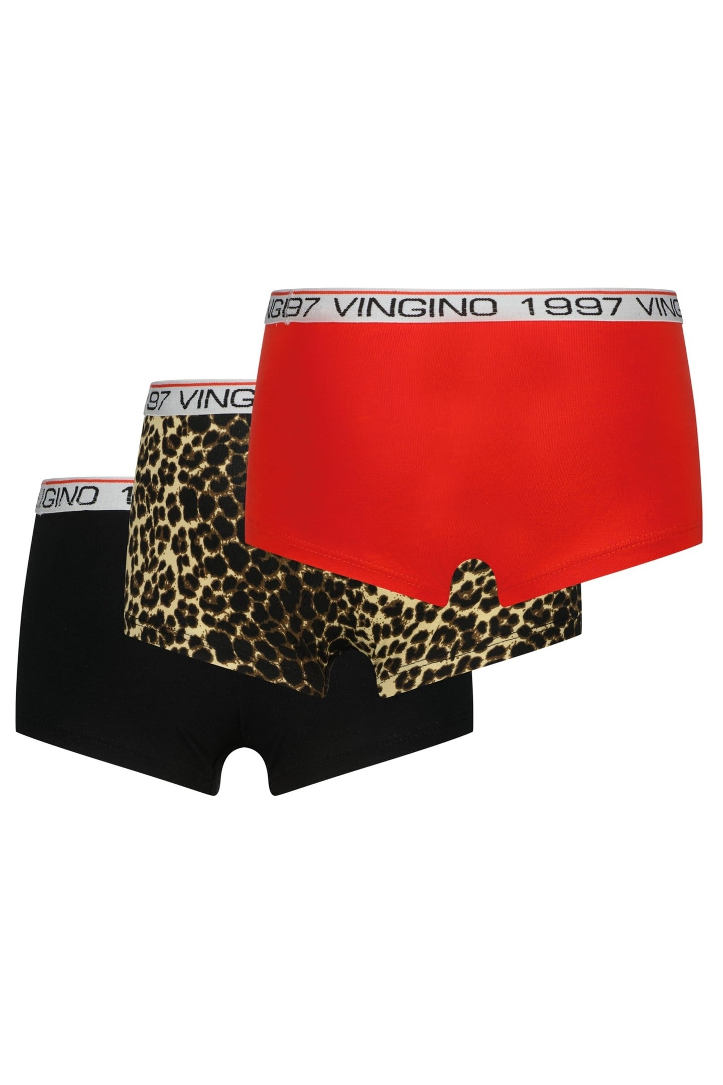 GIRLS G-SO26-6 ANIMAL 3 PACK HIPSTER BREEZE RED 2