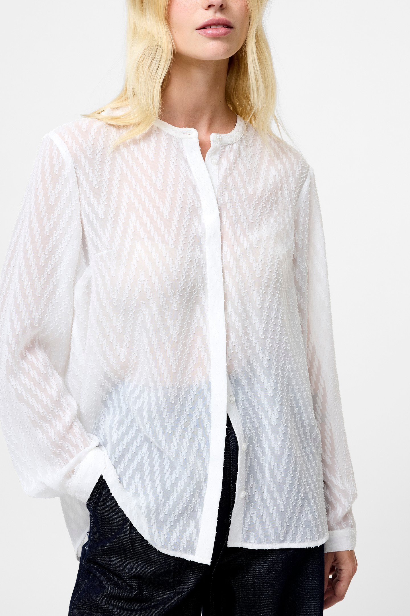 DAYTON FIL DE COUPE L/S SHIRT SUMMER WHITE 2