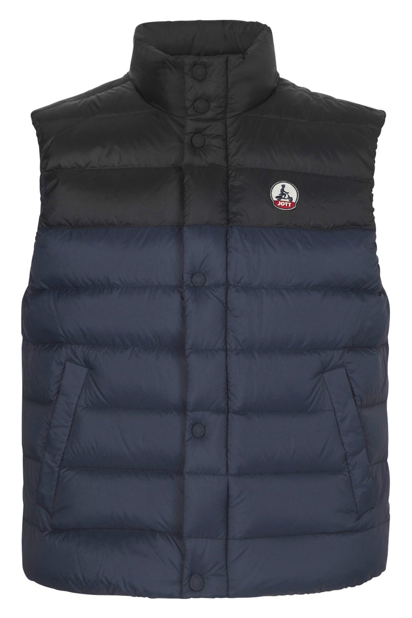 THOMAS BICOLORE DOWN JACKET NAVY / BLACK 1