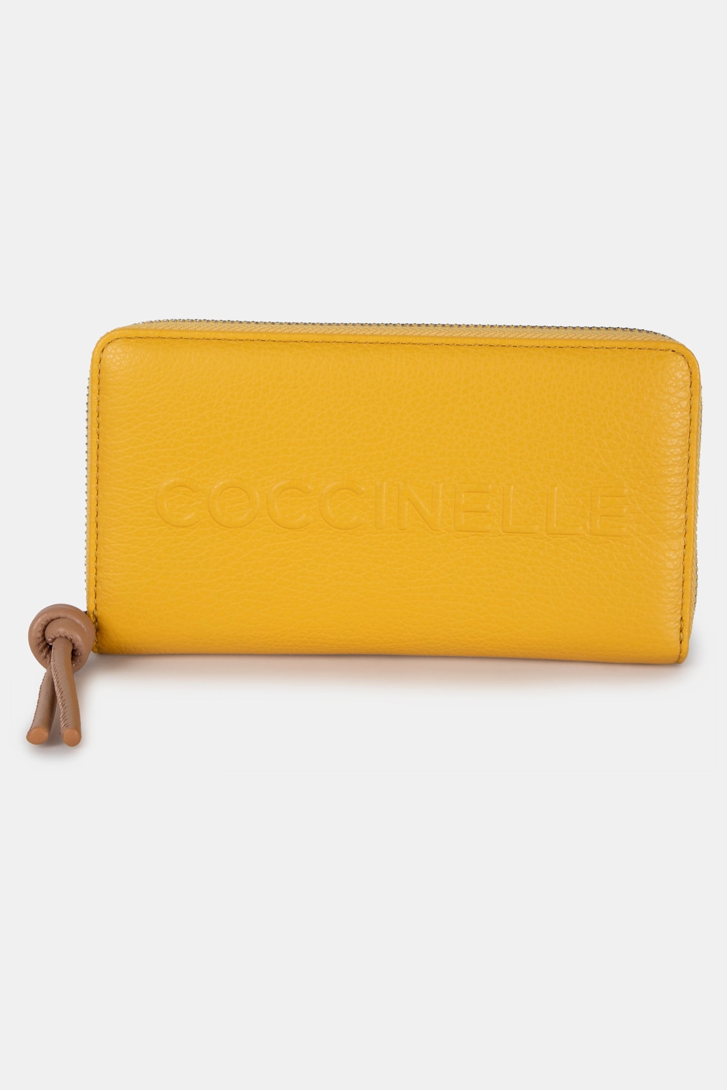 LEATHER WALLET IN MUSTARD YELLOW 1
