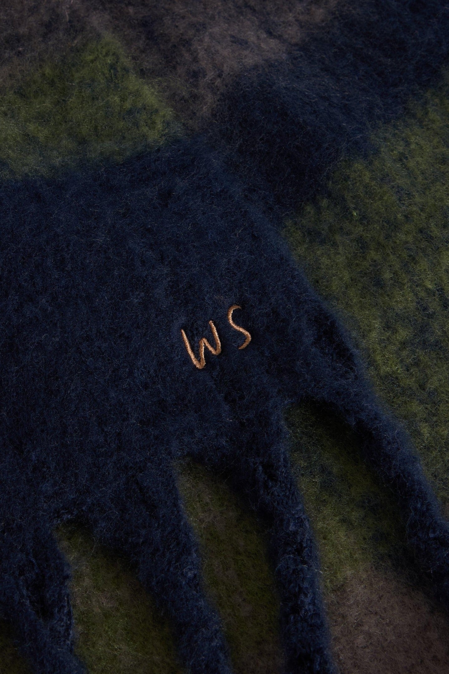 BENNY BRUSHED SCARF GREY MULTI 3