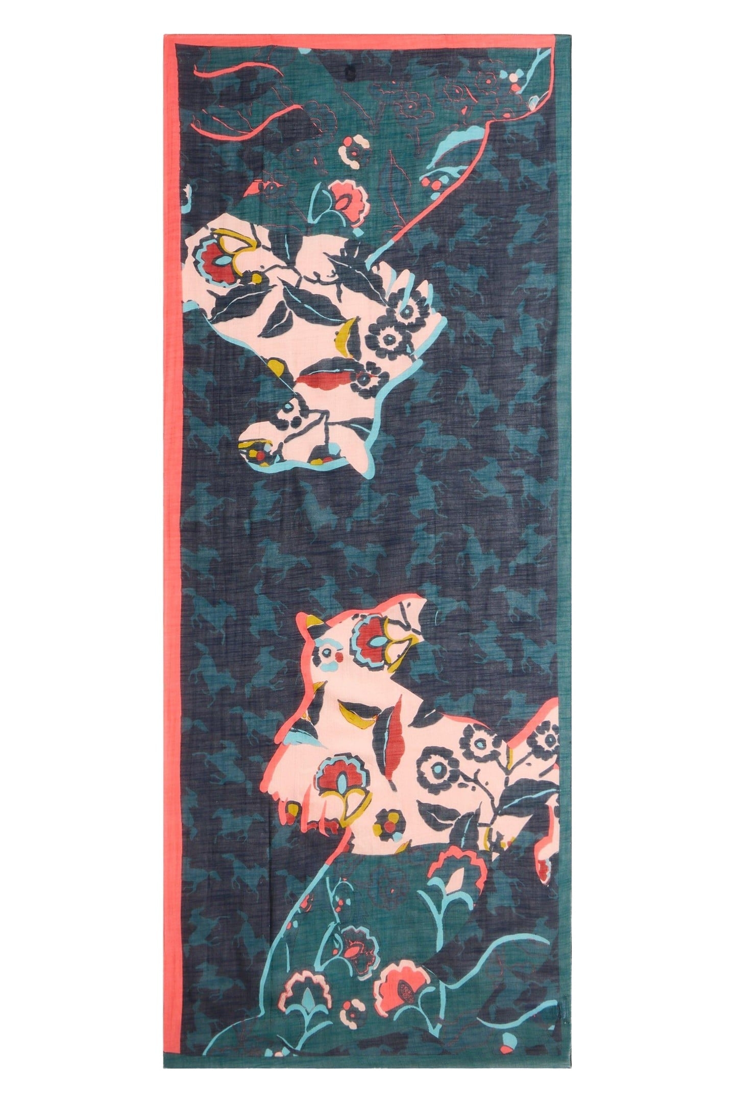 HORSING AROUND SCARF NAVY MULTI 1