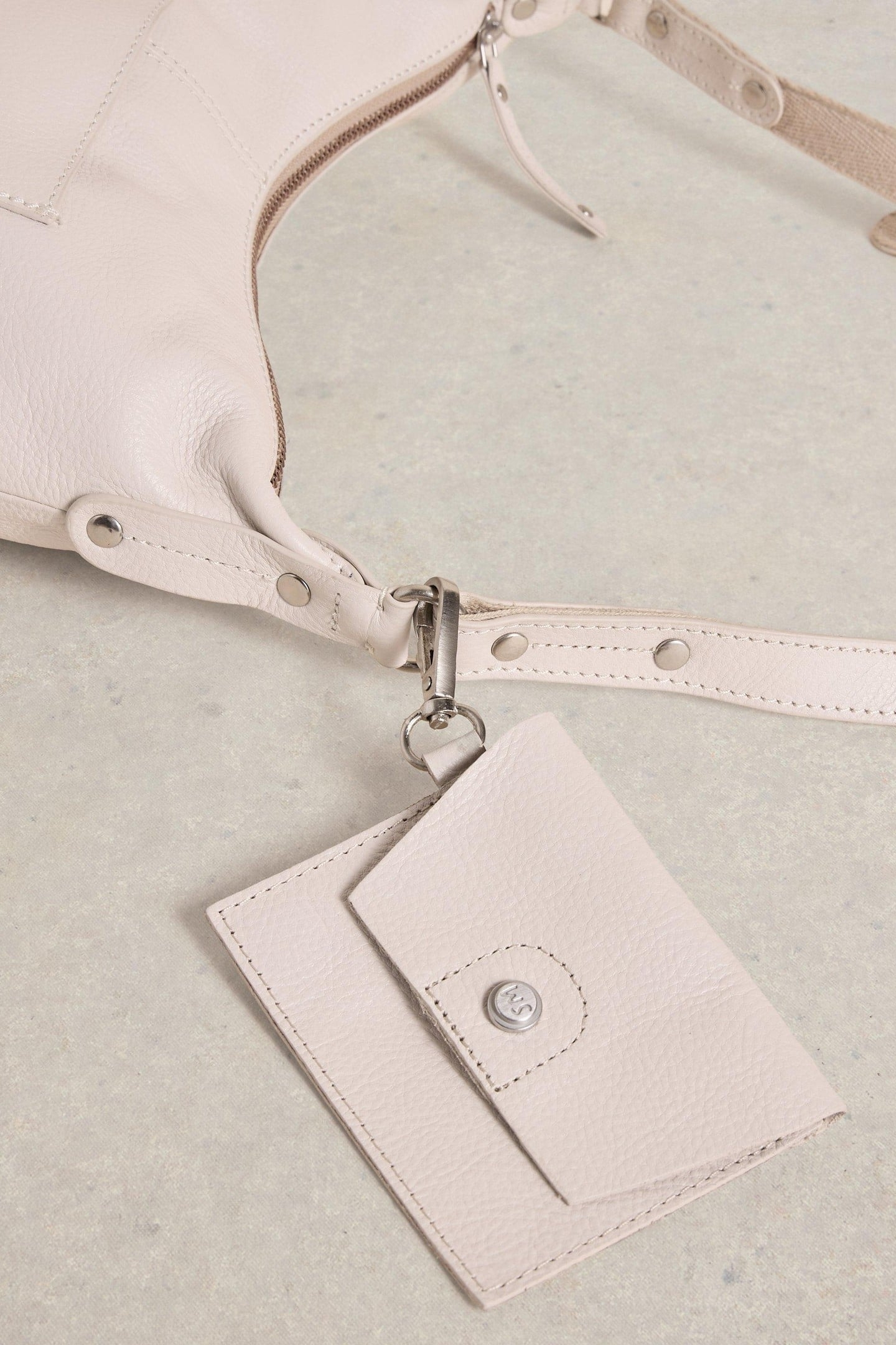 FERN LEATHER CROSSBODY PALE IVORY 5