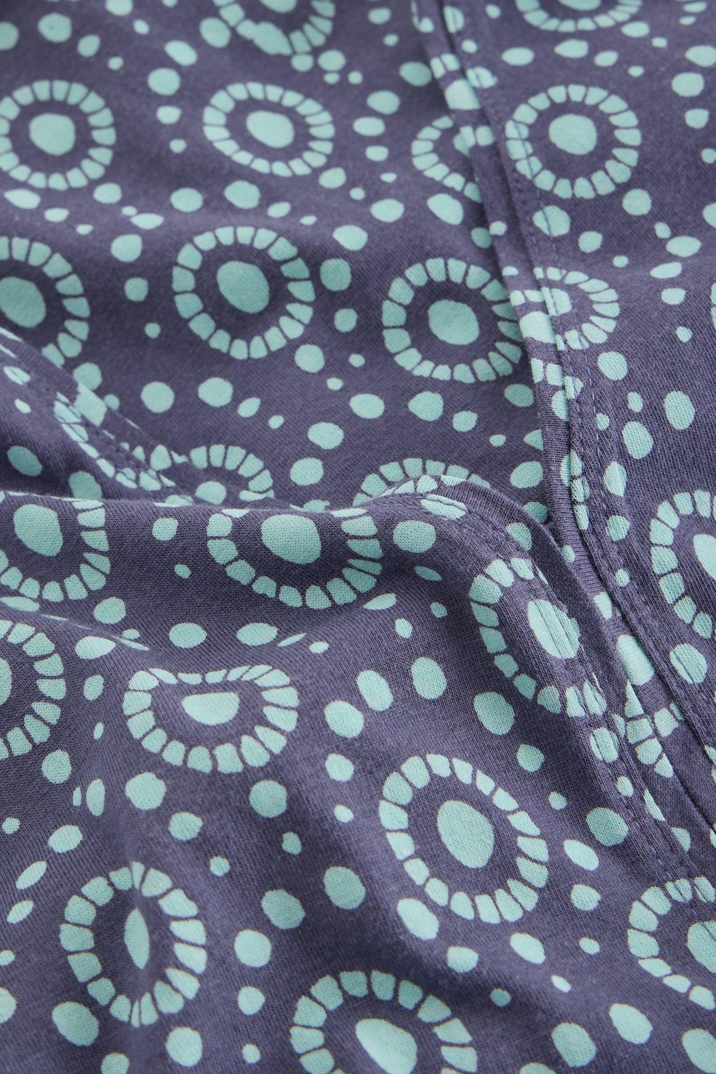 MEGAN JERSEY DRESS NAVY PRINT 6