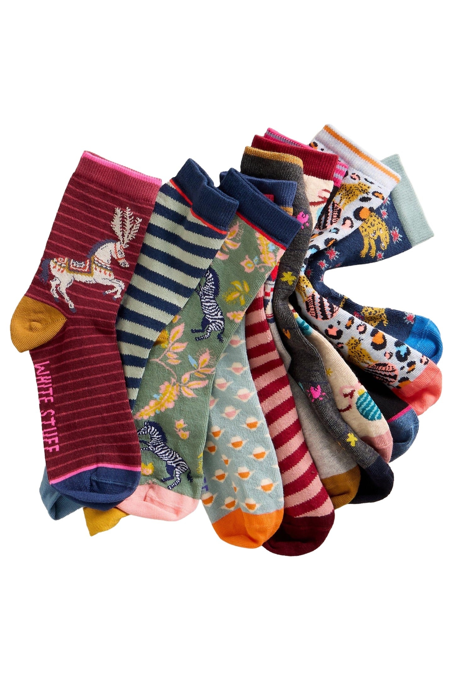 12 DAYS WOMENS SOCK ADVENT PINK MULTI 5