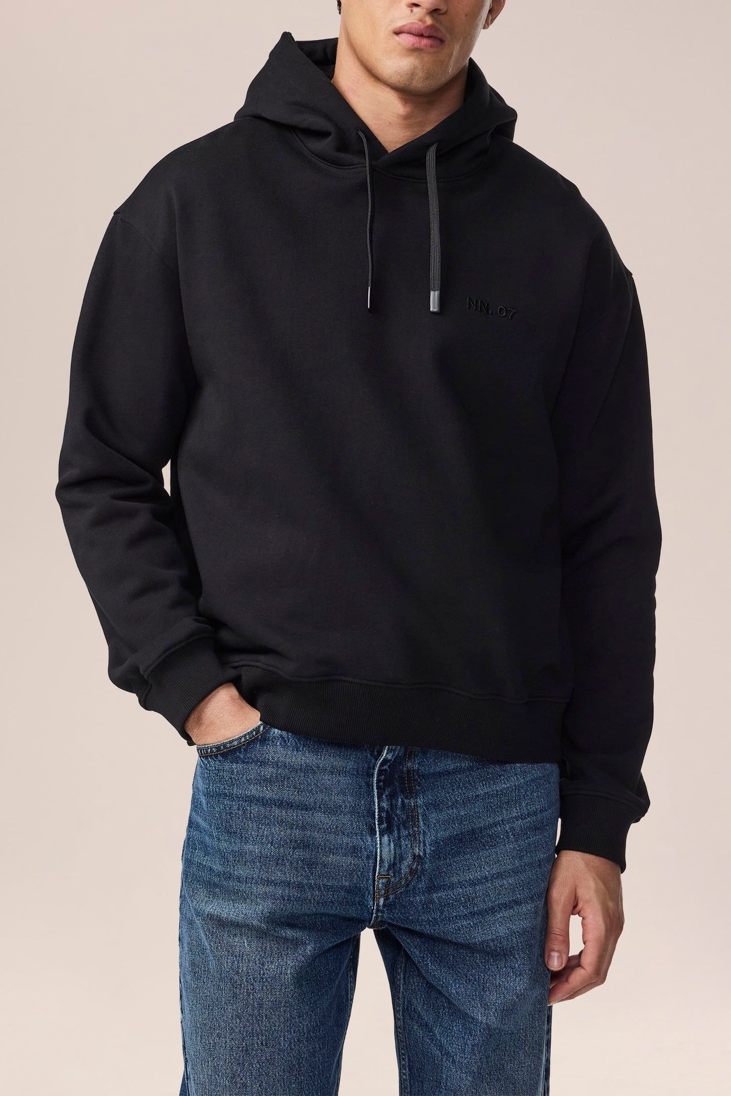 DAVID HOODIE SWEATSHIRT BLACK 1