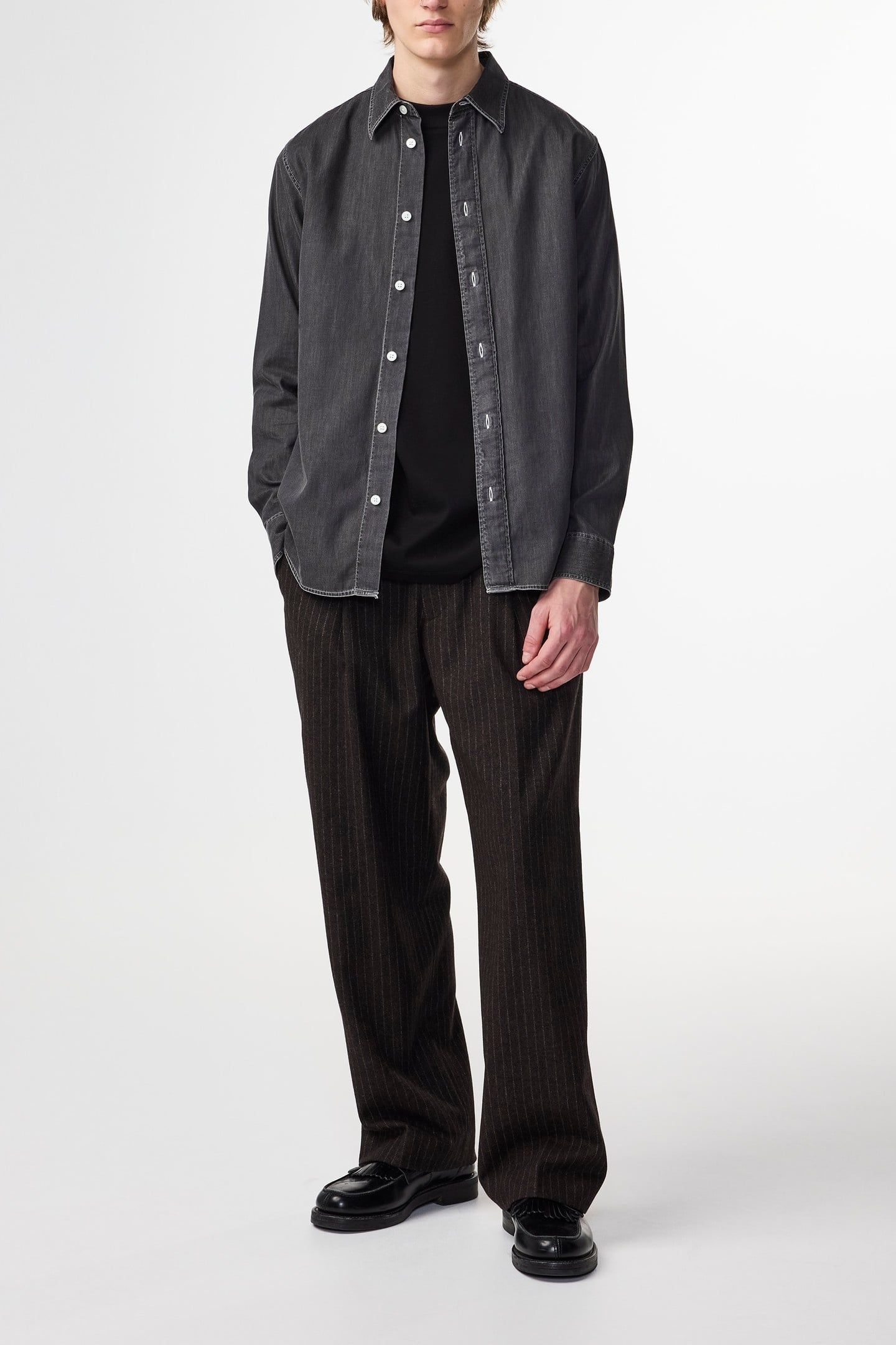 COLBY SHIRT GREY DENIM 2