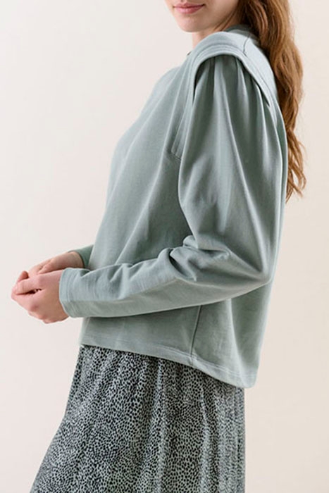 KASUGA SWEATER L/S GREY GREEN 2