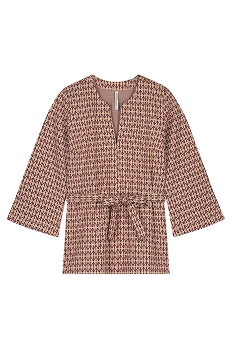 TOP GRAPHIC JACQUARD PEACH 6