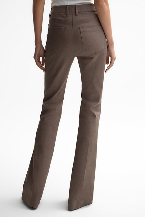 FLORENCE WIDE-LEG & FLARED PANTS MINK 2