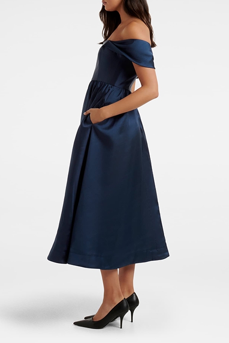 EMILIA OFF SHOULDER PROM DRESS NAVY 3