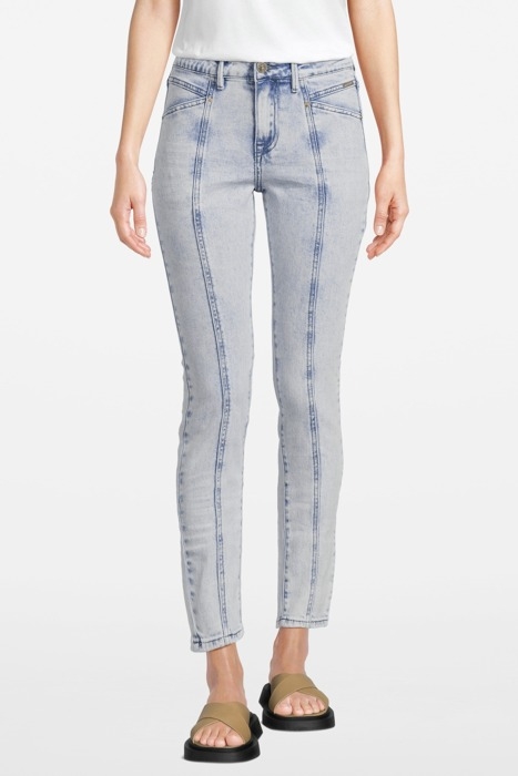 SLIM FIT JEANS LIGHT WEIGHT COTTON BLEACHED DENIM 1