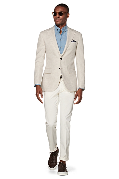 LIGHT BROWN LAZIO BLAZER 1