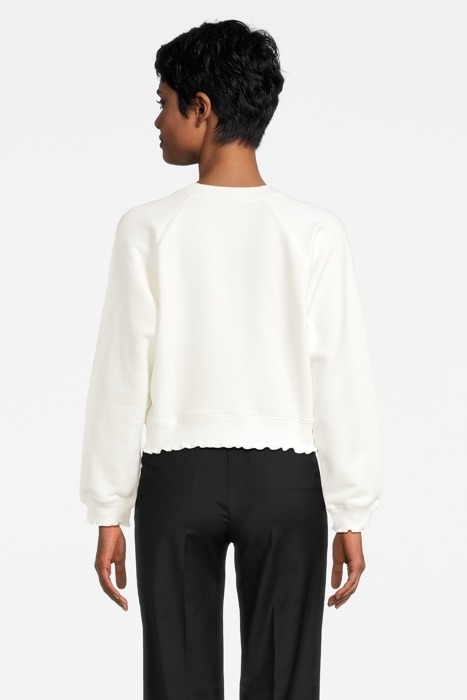 RAGLAN SWEATSHIRT WHITE CHAL 2