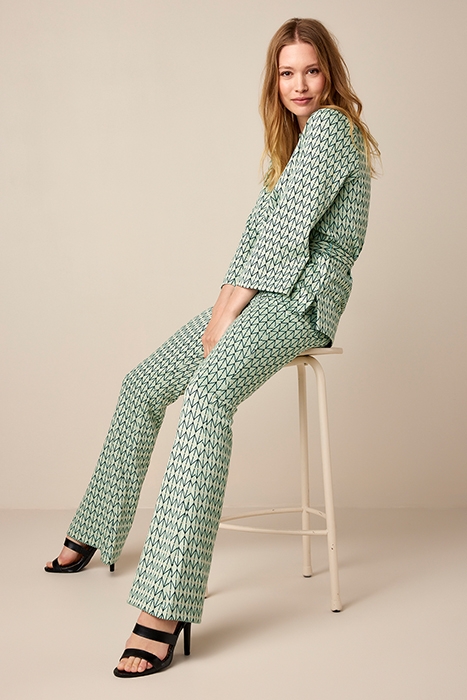 TROUSER GRAPHIC JACQUARD SOFT REEF 5