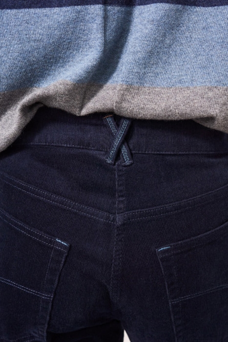 BROOKE STRAIGHT CORD TROUSER DARK NAVY 3