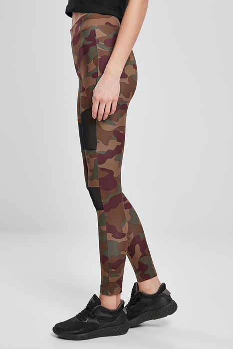 LADIES CAMO TECH MESH LEGGINGS REDWOOD CAMO 6