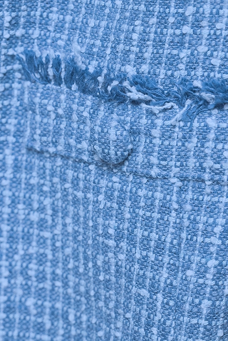 TIMMY ABITO TWEED LEGGERO BOUC PERIWINKLE BLUE 5