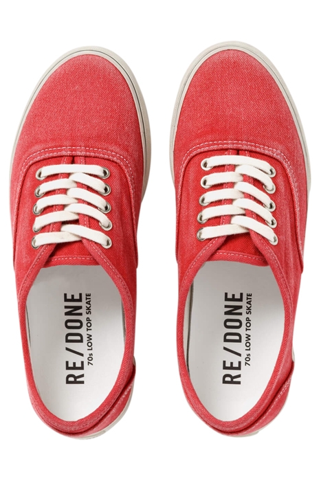 70S LOW TOP SKATE FADED CRIMSON 3