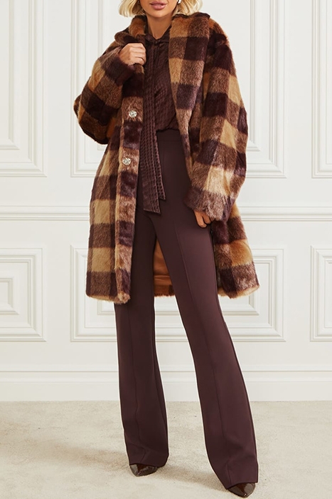 ROCHELLE COAT CAMEL AND DARK BOURB 3