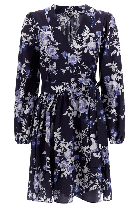 PETAL POSE WRAP DRES PETAL POSE INDIGO 6