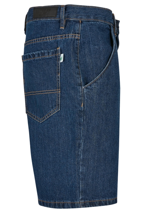 ORGANIC DENIM BERMUDA SHORTS MID INDIGO WASHED 7