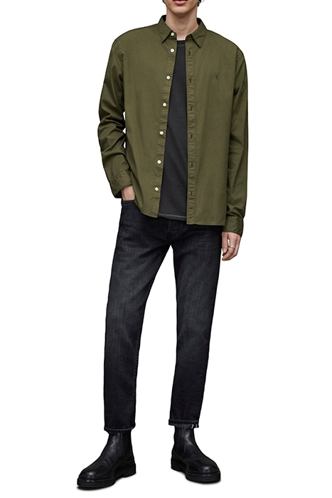 HAWTHORNE LS SHIRT OLIVE BRANCH GREEN 3