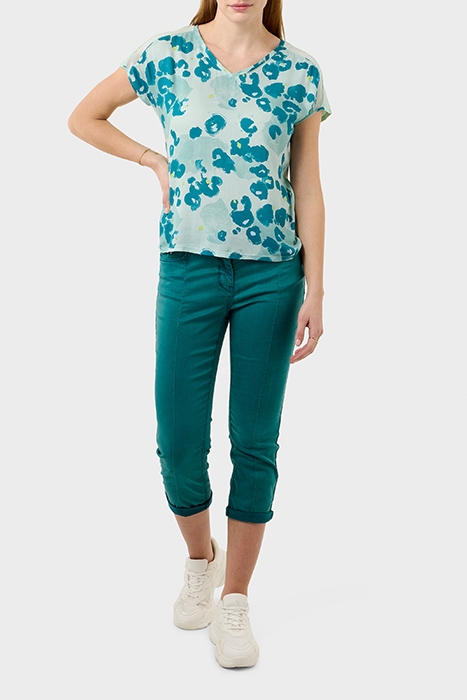 T-SHIRT MET PRINT HARBOR GREY 3