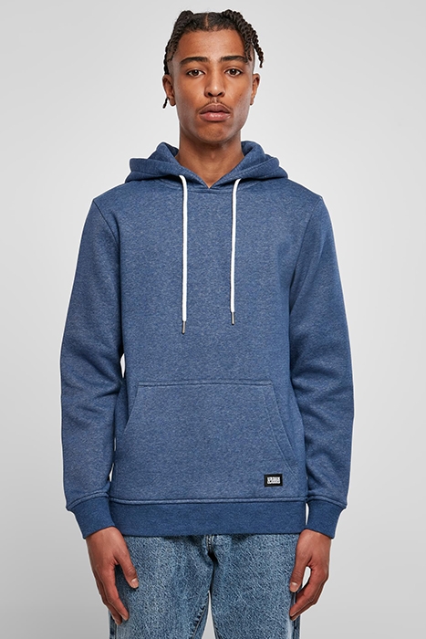 BASIC MELANGE HOODY BLUELIGHTMELANGE 2