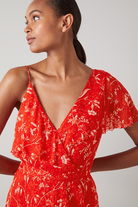 KRASNER MIDI DRESS RED 4