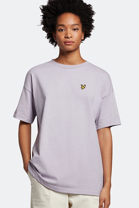 CROPPED T-SHIRT LIGHT GREY MARL 1