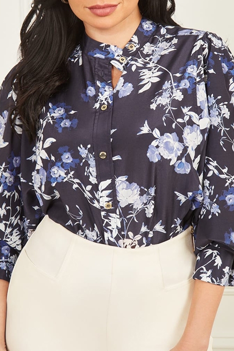 PETAL POSE YVONNE BLOUSE INDIGO 6