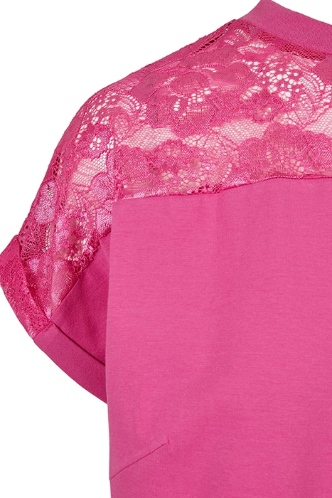 LADIES LACE TEE DRESS BRIGHTVIOLET 7