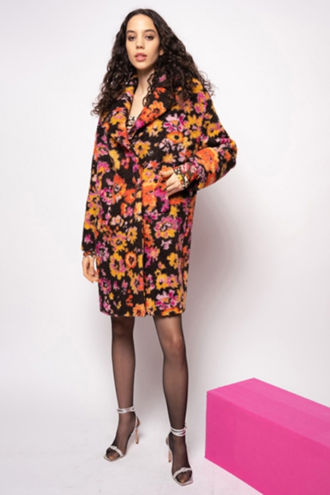 INNING 2 CAPPOTTO ORSETTO JACQ BROWN/ORANGE MULTI-COLOUR 1