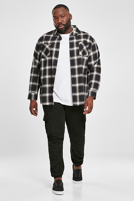 CHECKED FLANELL SHIRT 6 BLACK/WHITE 5