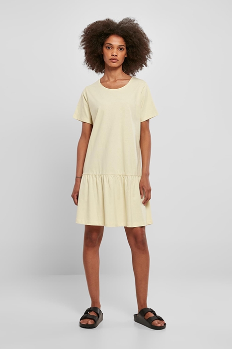 LADIES VALANCE TEE DRESS SOFTYELLOW 4