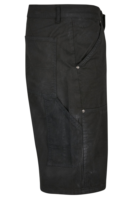 DOUBLE KNEE CARPENTER SHORTS BLACK 3