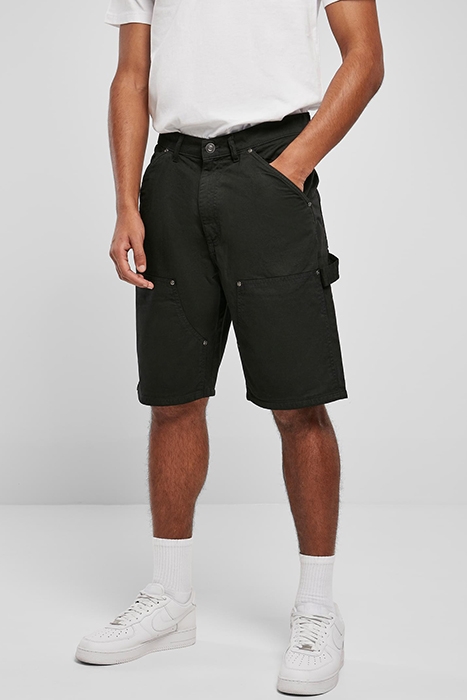 DOUBLE KNEE CARPENTER SHORTS BLACK 2